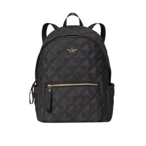 Kate Spade Black Quilted Backpack